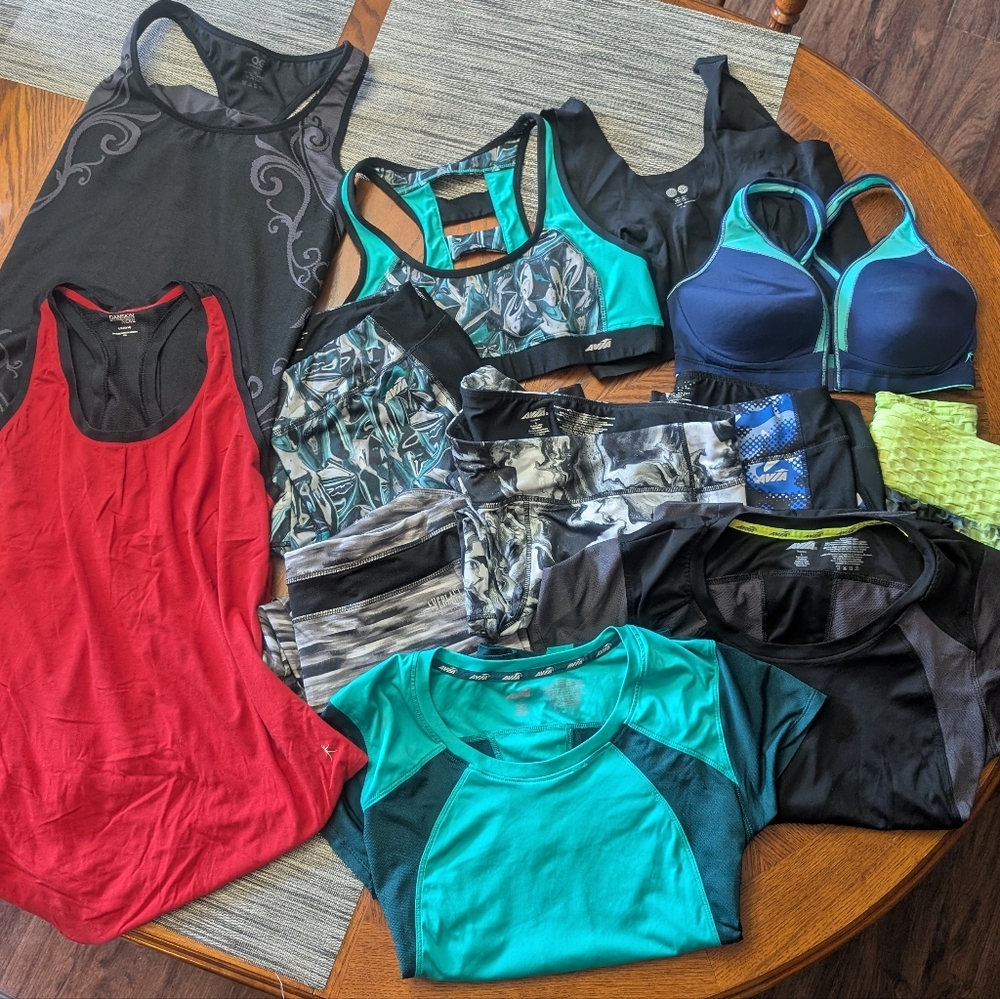 Avia Black and White Athletic Wear